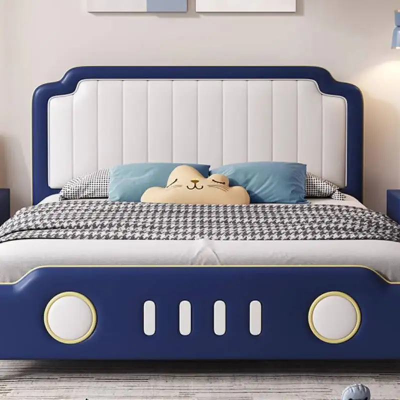 سرير أطفال بسيط فاخر آمن قابل للتوسيع عادي مخصص سرير أطفال فردي تصميم الأميرة بنات Lettino Per Bambini أثاث منزلي #6