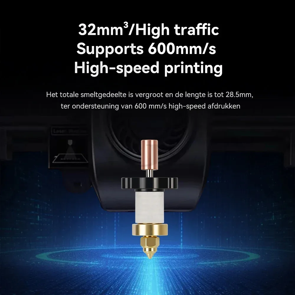 For Ender-3 V3 KE Hotend Kit Nozzle Extruder For Creality K1/ K1 Max 3D Printer Ceramic Heating Block Kit 300°C High Thermal