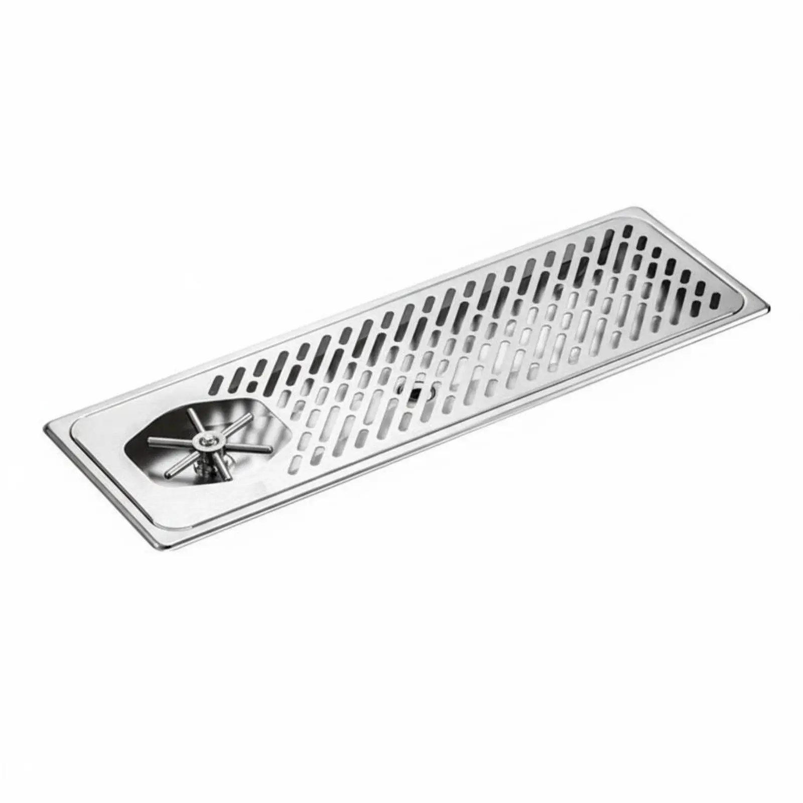 Stainless Steel Pitcher Rinser Removable Tray Bar Sink Glass Cleaner Quick