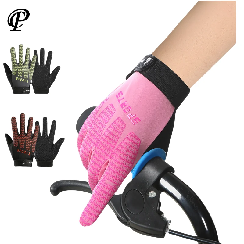 

Kids Cycling Gloves Full Finger Breathable Non-Slip Skate Balancing Rollerblading Car ciclismo Adjustable Mitten Outdoor Sports