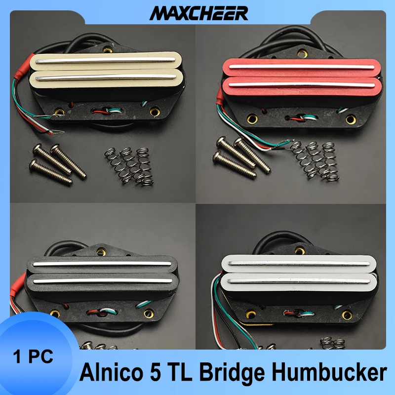 

Гитарный звукосниматель Alnico 5 TL, двойной рельсовый хамбакер, мостовой звукосниматель, подходит для гитарной части FD TL, разноцветный