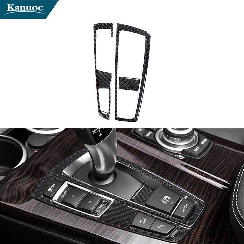 

Carbon Fiber Center Shifter Control Stickers For BMW X3 F25 X4 F26 2011 2012 2013 2014 2015 2016 2017 Car Interior Accessories