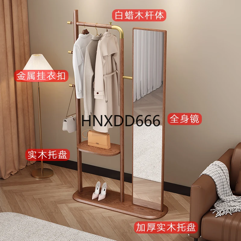 Massief houten kapstok Rek van essenhout van vloer tot plafond