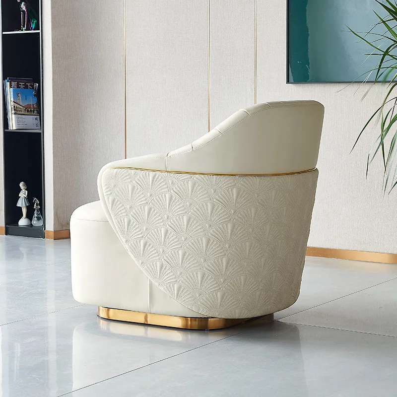 Minimalist casual simple light luxury furniture, negotiation reception sofa armchair