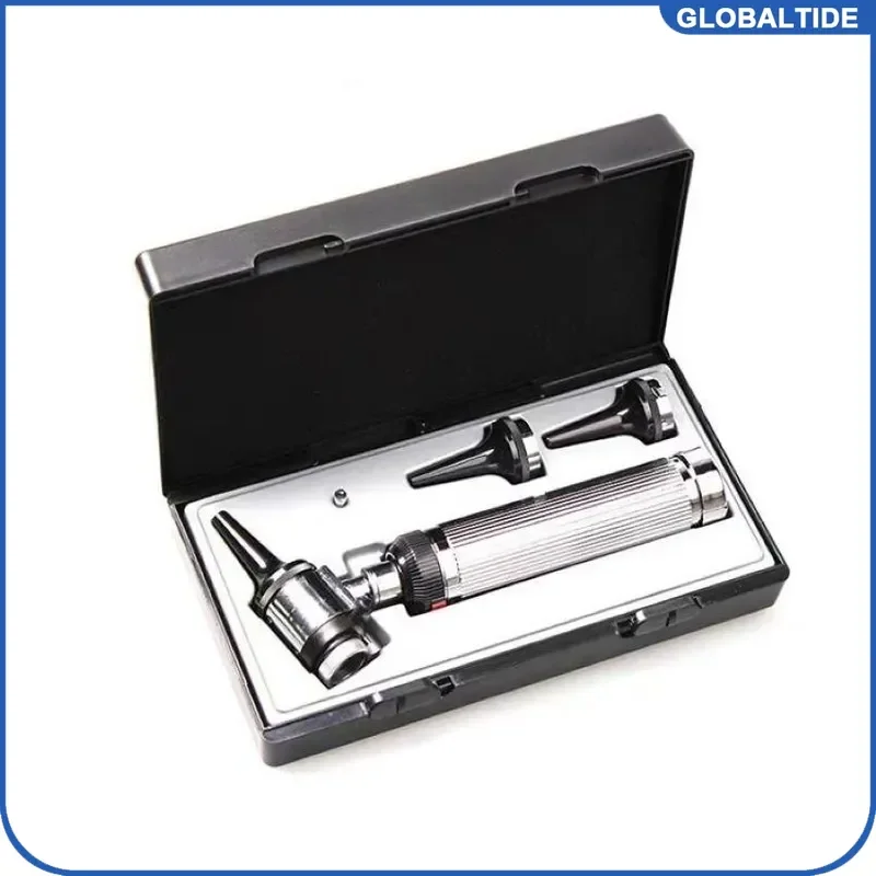 Handheld Veterinary Otoscope for Cat Dog Ear Inspection Viewer with Light Speculums Magnifier Small Animal Thrustmaster Flux