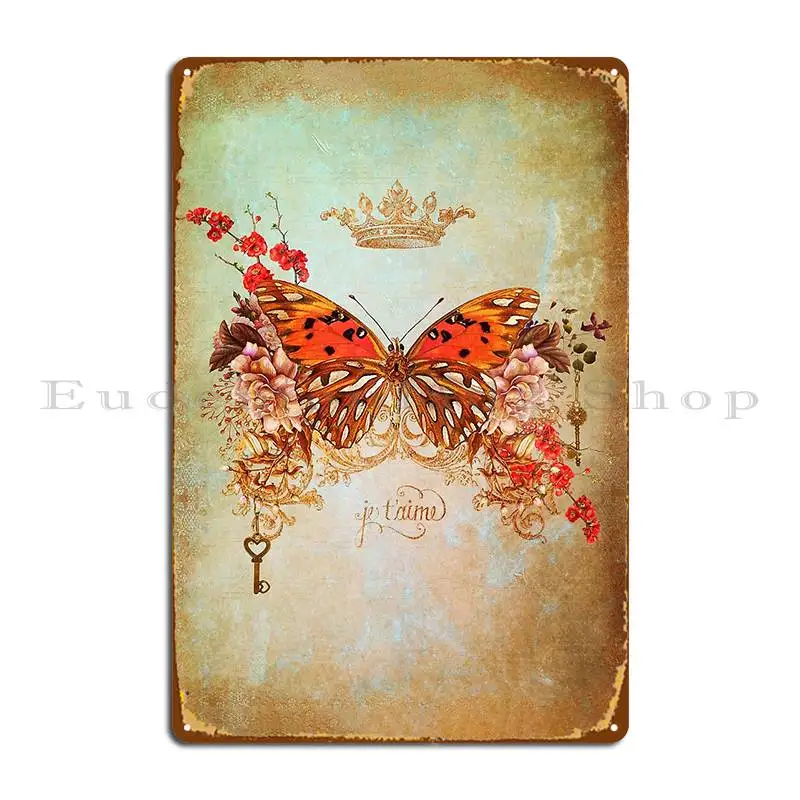 Oranges And Pistachio Metal Sign Party Wall Mural Design Create Painting Tin Sign Poster