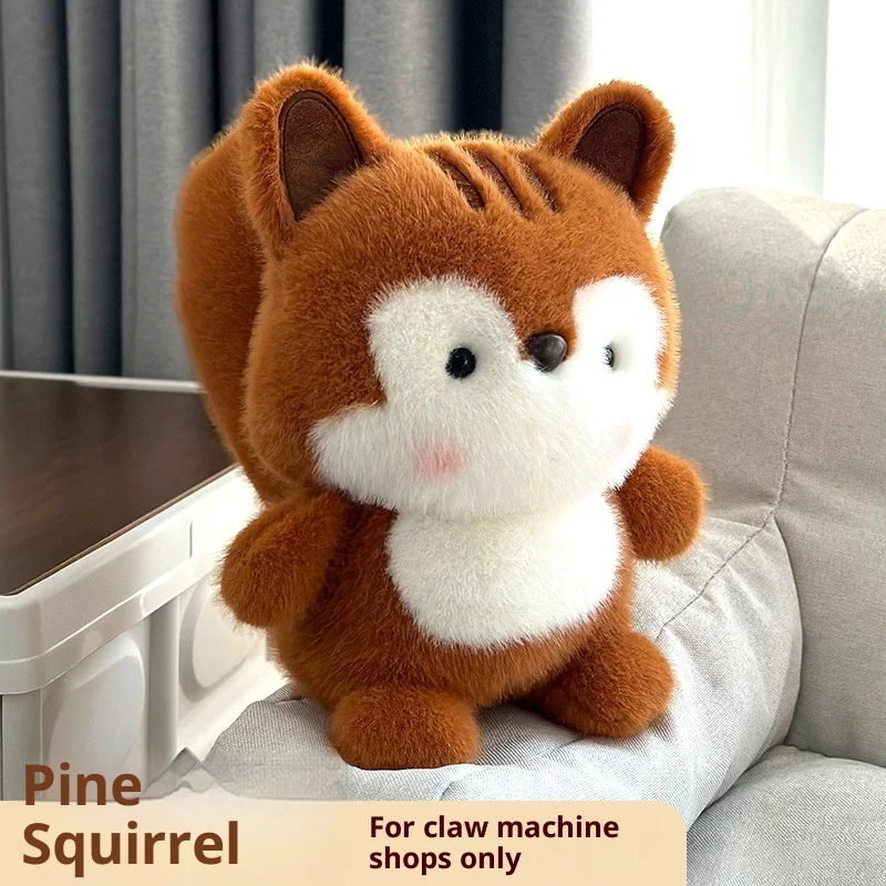 

Soft Plush Squirrel Doll Toy Realistic Companion Decoration Ideal Gift Stuffed Animal Cute Decor Home Ornament soft texture