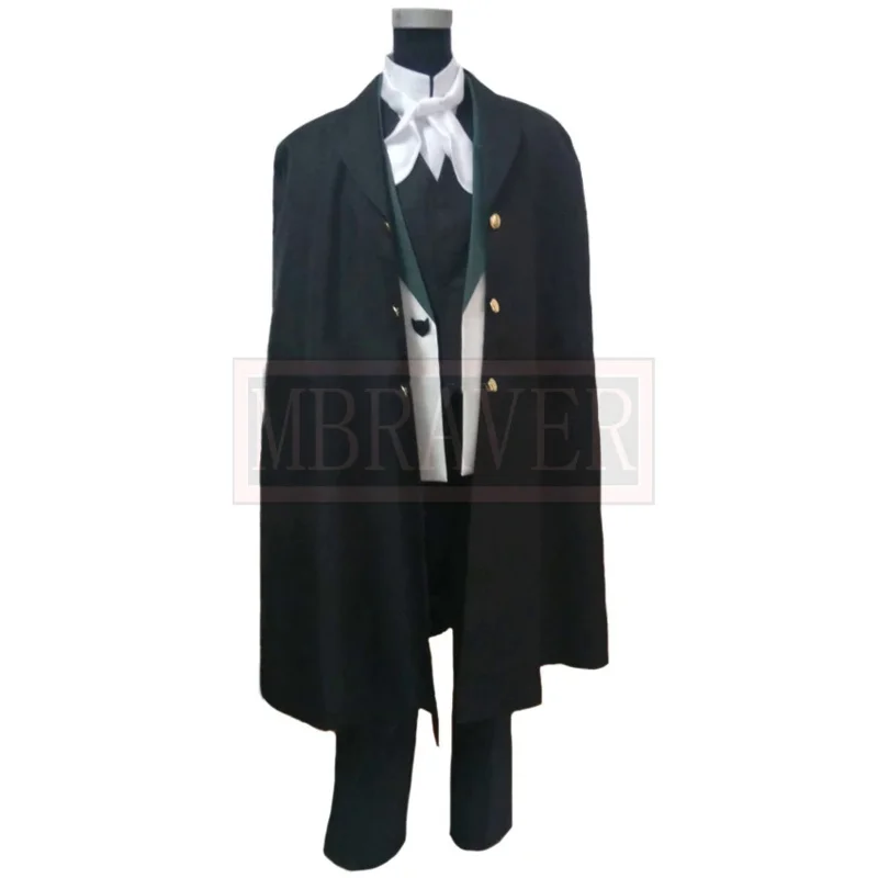 

Season 2 Edgar Allan Poe Cosplay Costume Halloween Party Outfit Custom Made Any Size