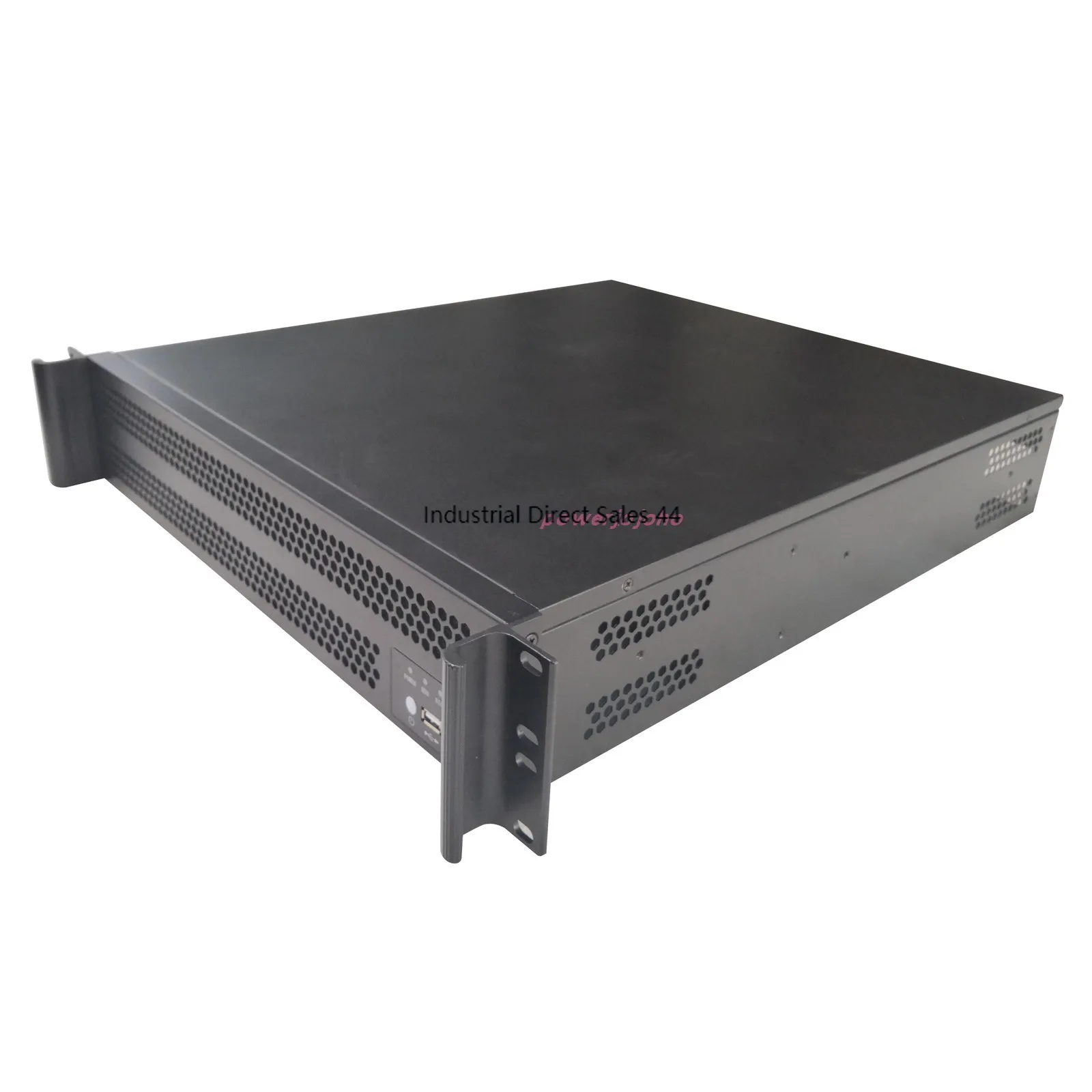 19-inch rack 2U server chassis S2490 industrial security monitoring equipment 490MM black