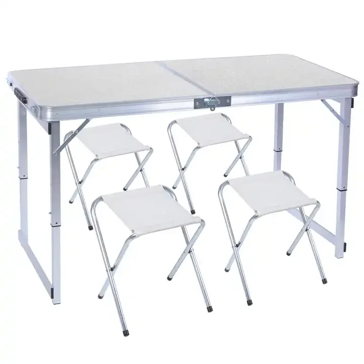 

Fold up White Rectangular 6FT Folding Table Aluminum Folding Table