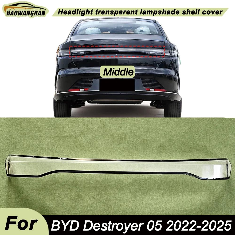 

Through Vehicle Accessories Replacement Car Lights Shell Rear Fog Lights Car Taillight Cover 2022 2023-2025 For BYD Destroyer 05