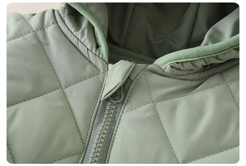 رومبير مبطن للأطفال في الخريف والشتاء - ملابس خارجية قطنية سميكة ودافئة لحديثي الولادة