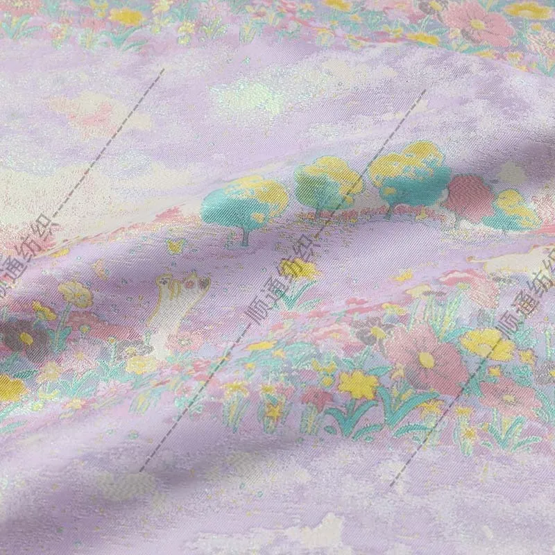 Chinese-style fabric brocade imitation new Hanfu wedding dress ancient style