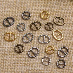 20/40Pcs Mini Adjust Belt Buckle Tri Glide Buckle For Miniature Bags Strap Buckles For Doll Clothes Shoes Leather Accessories