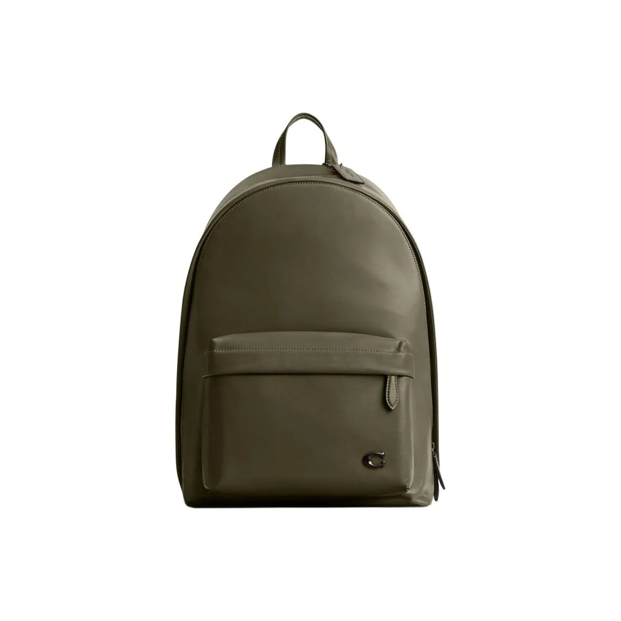 COACH Leather Backpack Large Men's Green CR757-ARY