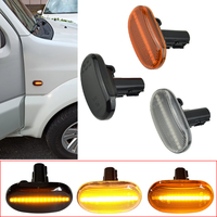 1Pair Super Bright For Suzuki Jimny JB64W Sierra JB74W JB23W Lapin Carry Truck LED Turn Signal Light Flashing Side Repeater Lamp