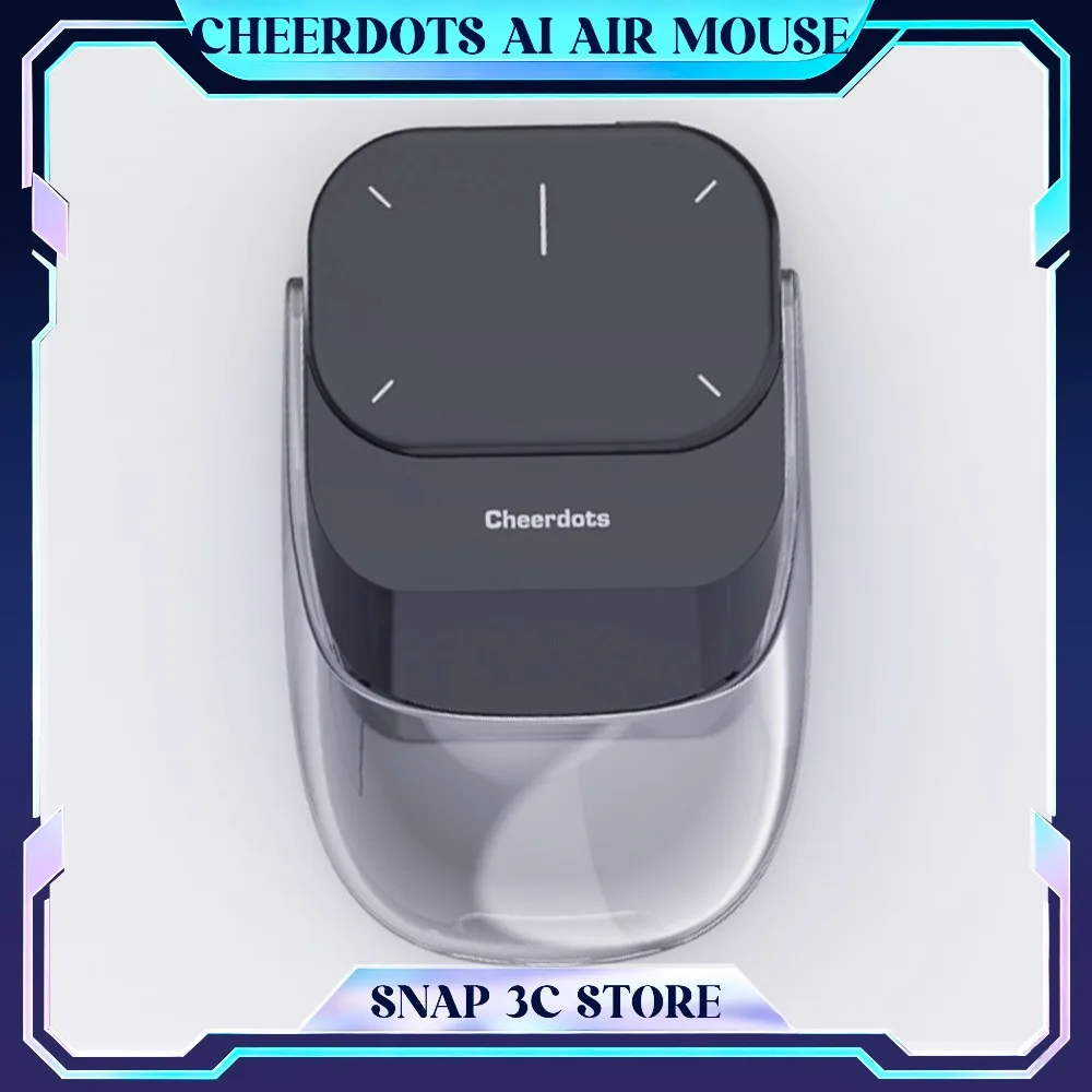 Cheerdots AI Air Mouse Magnetic Split Wireless Bluetooth Dual Mode Mouse with Voice Recording Translation Wireless Charging