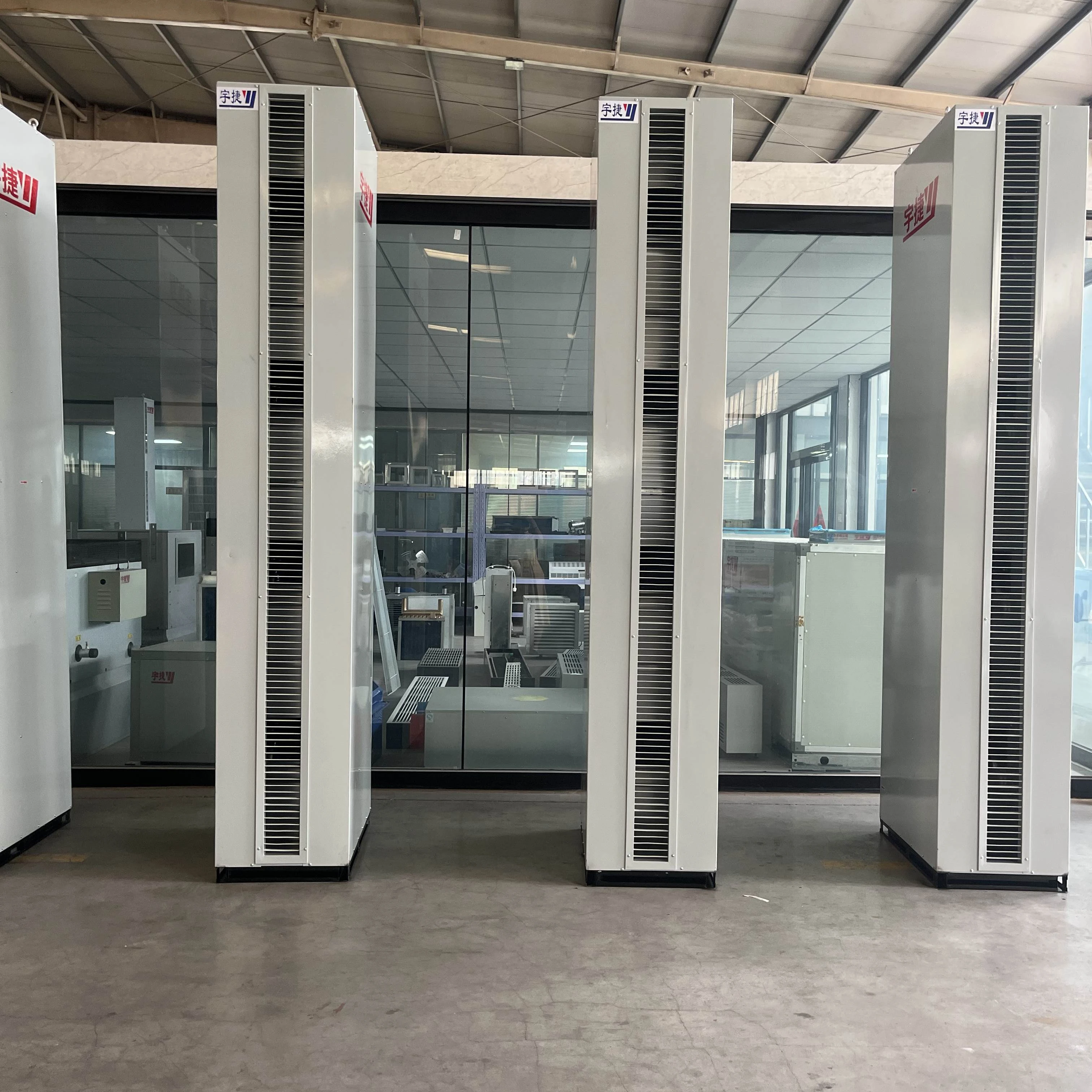 Lateral Style Axial Flow Side Blowing Electric Fan, Room Cooling Air Curtain Machine, 600mm Width