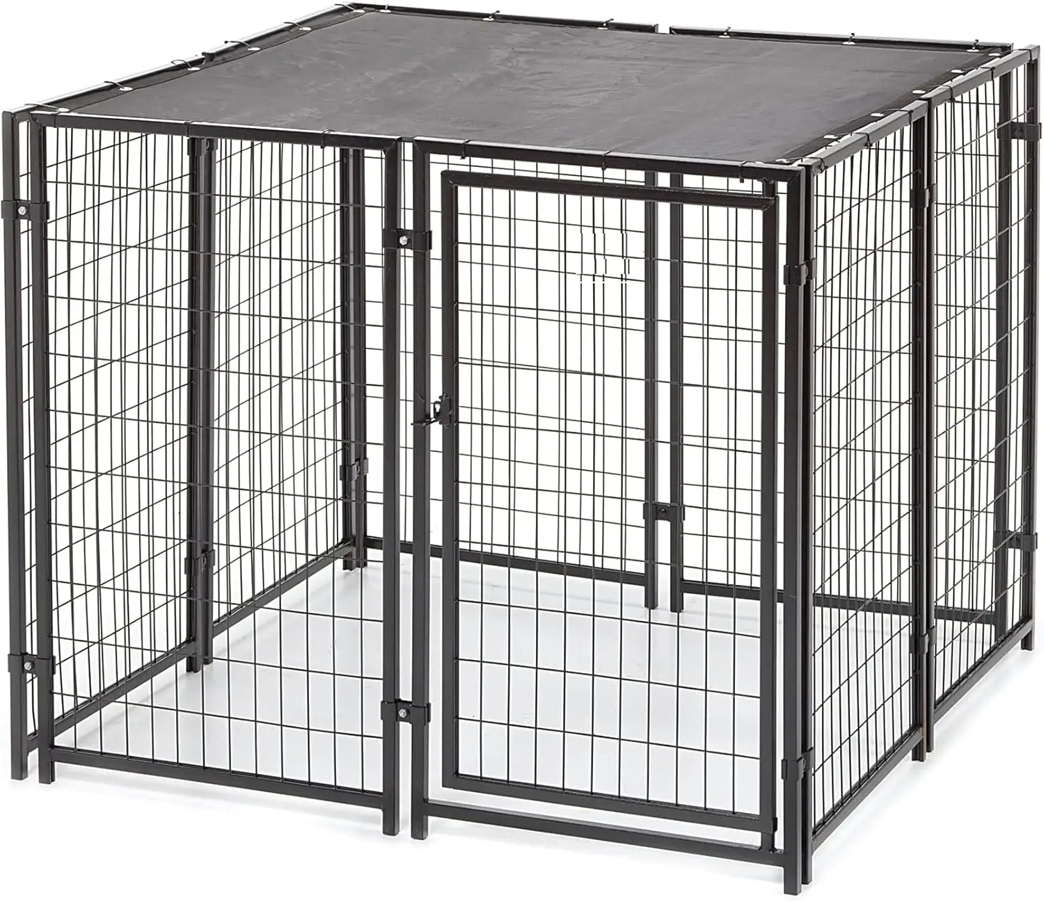 

Spacious Cottageview Dog Kennel House for Large Breeds, Waterproof Outdoor Kennel with Removable Roof, Perfect Shelter