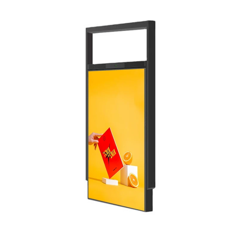 3000 Nit High Brightness s Hanging Advertising Digital Signage Facing Window LCD Screen view 2