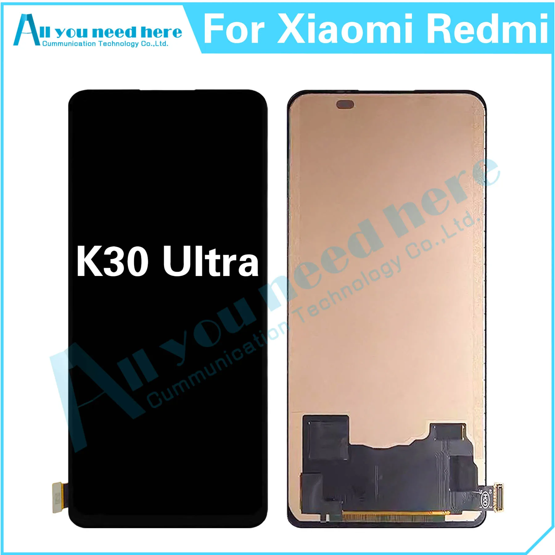 

100% Test For Xiaomi Redmi K30 Ultra LCD Display Touch Screen Digitizer Assembly For K30Ultra Repair Parts Replacement