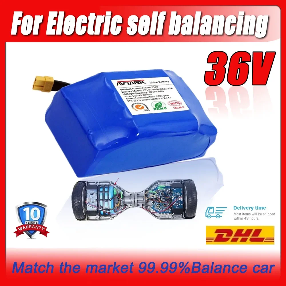 

36V 10S2P 4400mAh 36v Electric Scooter Battery Lithium-ion 18650 42v 18650 Battery Pack Scooter Twist Car Battery