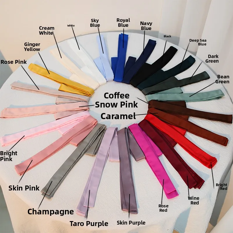 

Сине-красный шелковый пояс-шарф для женских платьев и джинсов, декоративный, с узлами, длинный, струящийся, для украшения талии