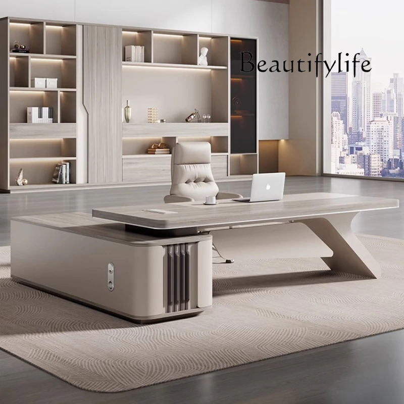 Office Desk Creativity Drawers European Boss Computer Desks High End Designer Escritorio Oficina Furniture Unusual Executive