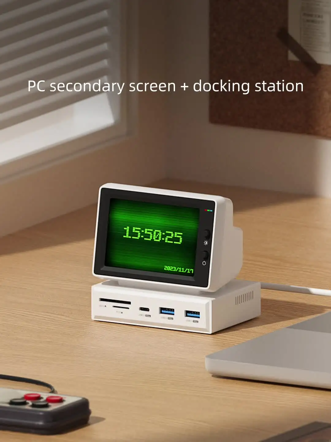 Hagibis 3.5inch IPS Mini Screen AIDA64 Mini PC CPU RAM HDD Data