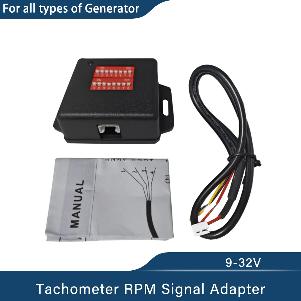 ELING Universal Tachometer Sender Adapter RPM Signal Compatible with all types of Generator 9-32VDC