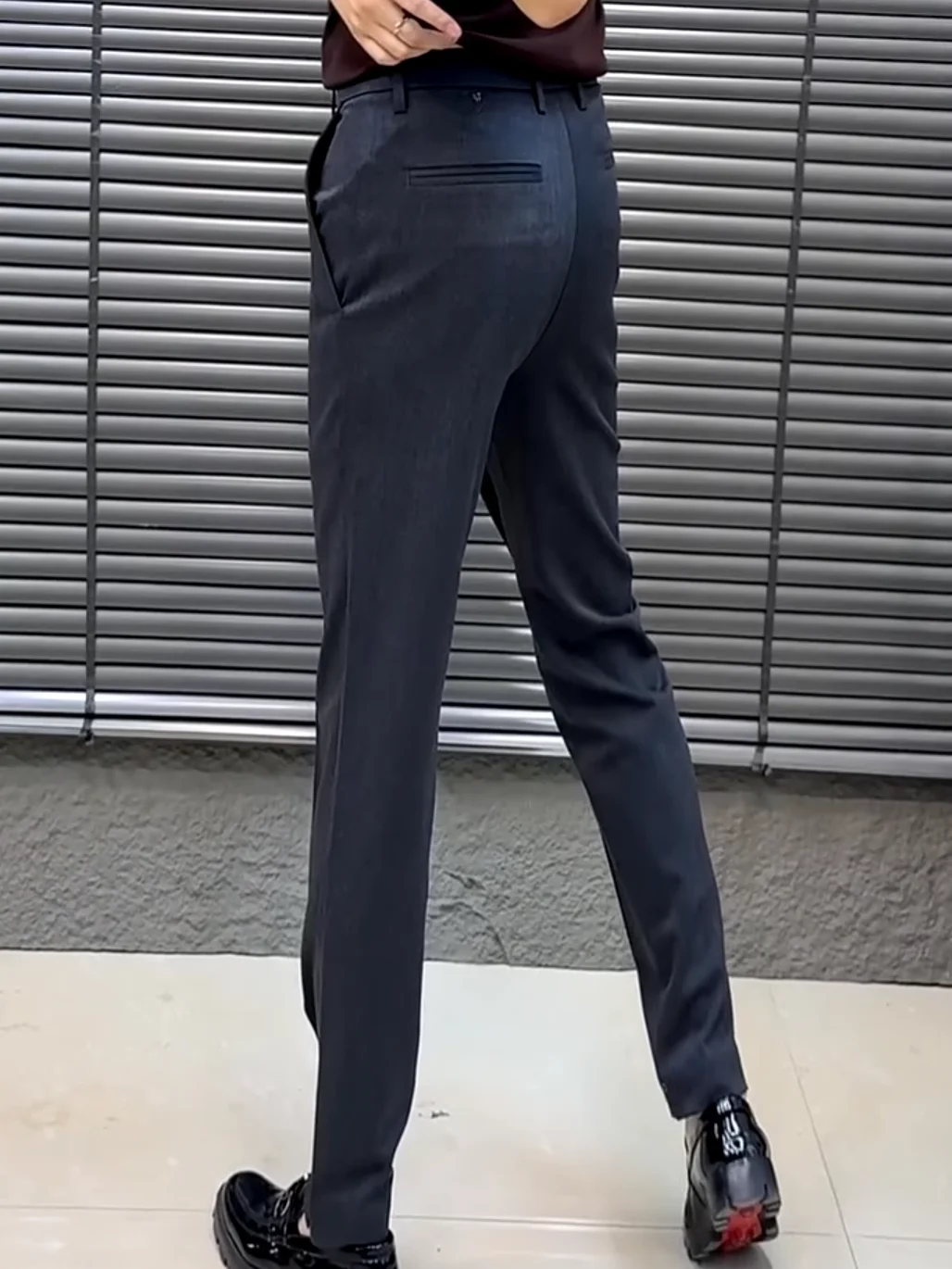 

Мужские удобные повседневные брюки премиум-класса, осенняя новинка, модные универсальные брюки с зауженным кроем