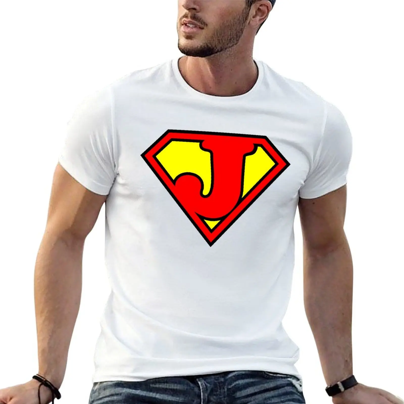 Super J T-Shirt t shirt custom print anime t shirts oversize T-Shirt