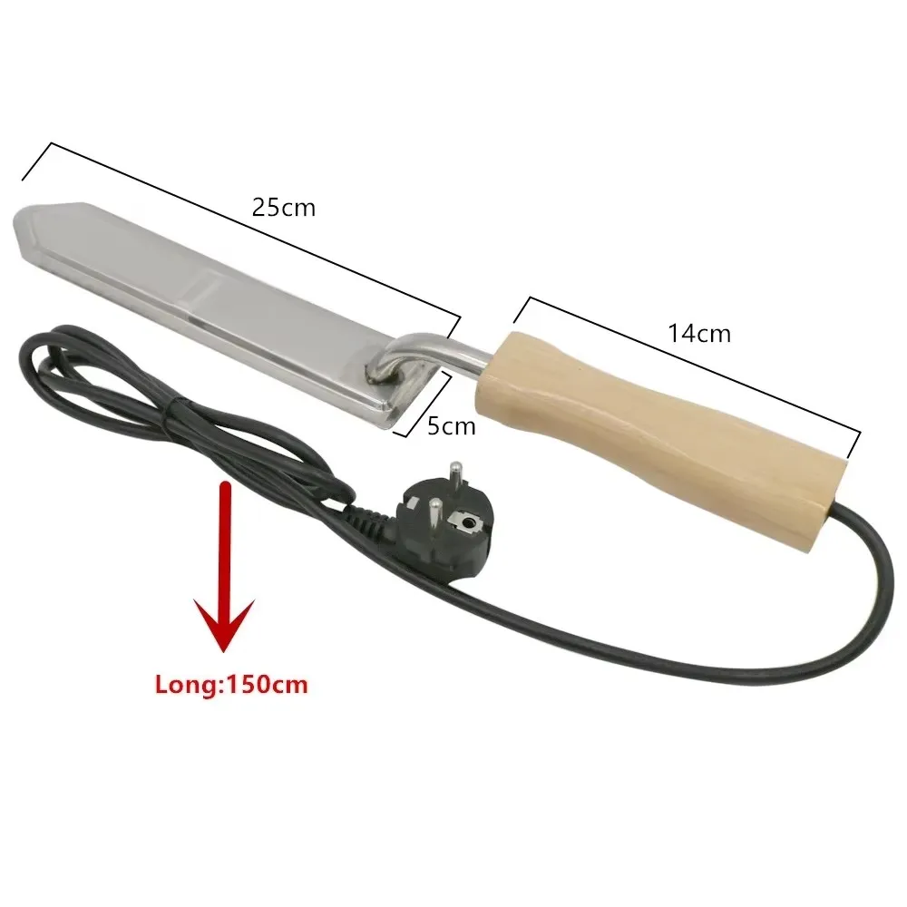 1Pc Stainless Steel Electric Heated Honey Uncapping Scraper Honey Extraction Knife Beekeeping Equipment Tools ﻿EU Plug