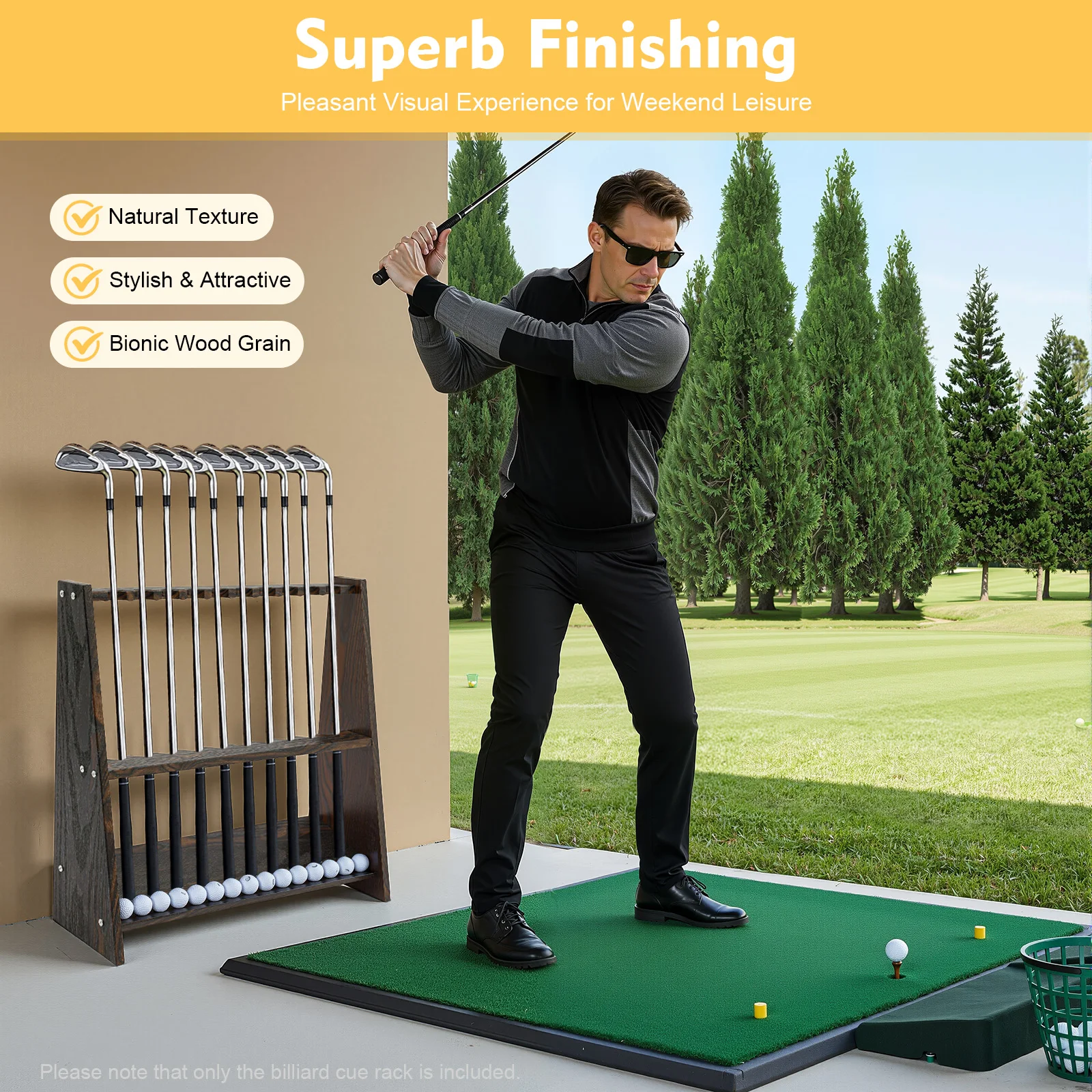 Rak Tongkat Biliar, Tempat Pen - Golf Equipment Holder ulasan dan harga