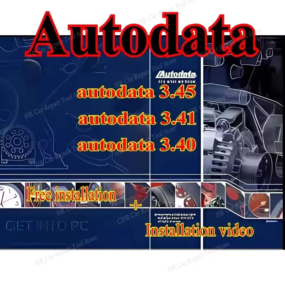 جديد Autodata 3.45/3.41/3.40 obd2 الماسح الضوئي برنامج تشخيص إصلاح السيارات ملحقات السيارة متعدد اللغات مخطط الأسلاك البيانات #6