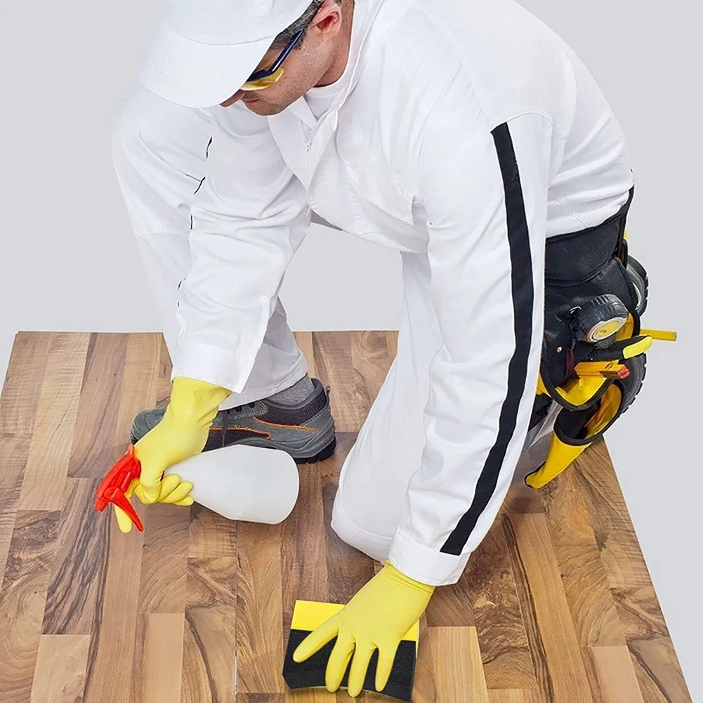 

Набор из 16 аппликаторов BHTS для полировки шин, полировальные губки-полумесяцы для воска, для ухода за автомобилем и бытовой чистки