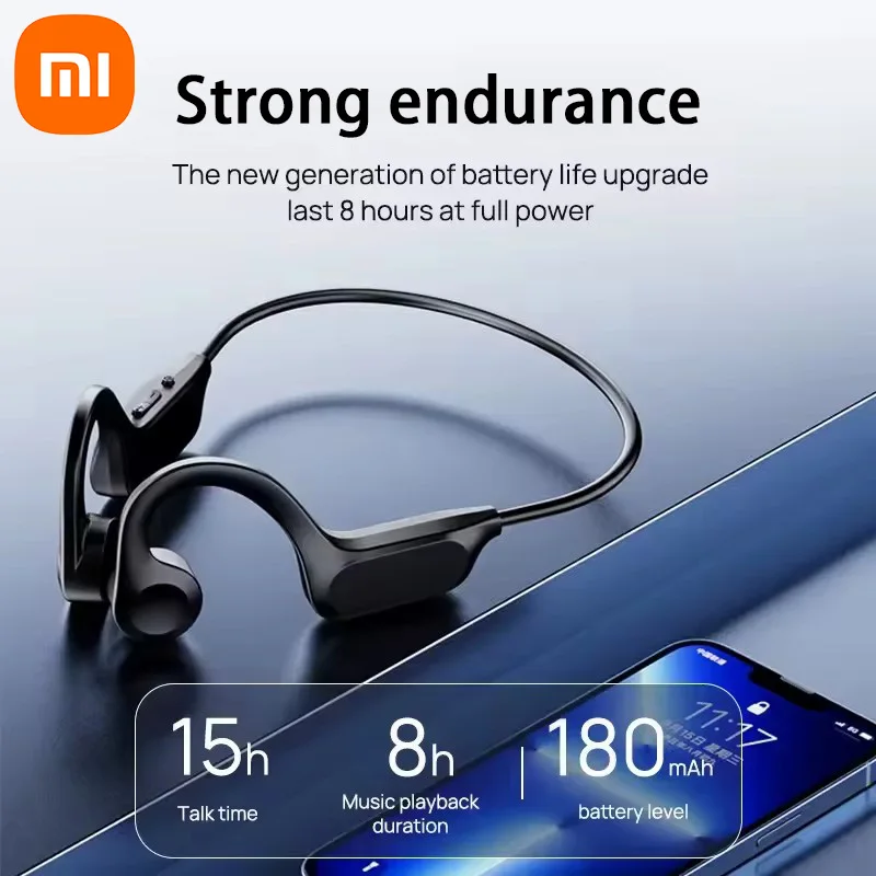 Xiaomi Bone Conduction Earphone IP68 Wireless Open Headset Bluetooth 5.2 Sports Bluetooth Headphones 32GB MP3 Sports Earbuds New