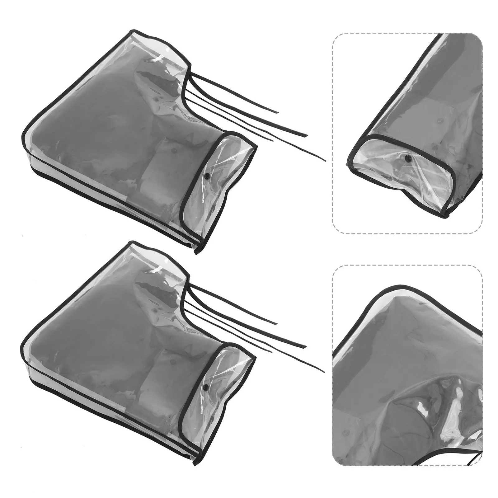 

1 Set Of Thickened Handlebar Mittens For Motorcycle Bike Scooter Waterproof Windproof Winter Hand Warmer, Riding Grip Cover Muff