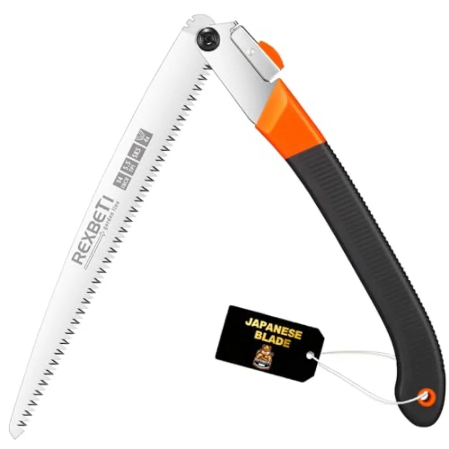 

Foldg Saw, Extra Long Blade Backpacking Saws for Hiking Camping, Dry Wood Trimmg Prung Saw With 4 Cuttg Angle Hard Teeth, Large