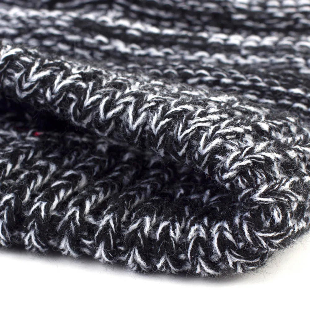 المرأة ذيل حصان محبوك قبعة مفتوحة بلون الخريف والشتاء البلوز قبعات في الهواء الطلق قبعة محبوكة دافئة #5