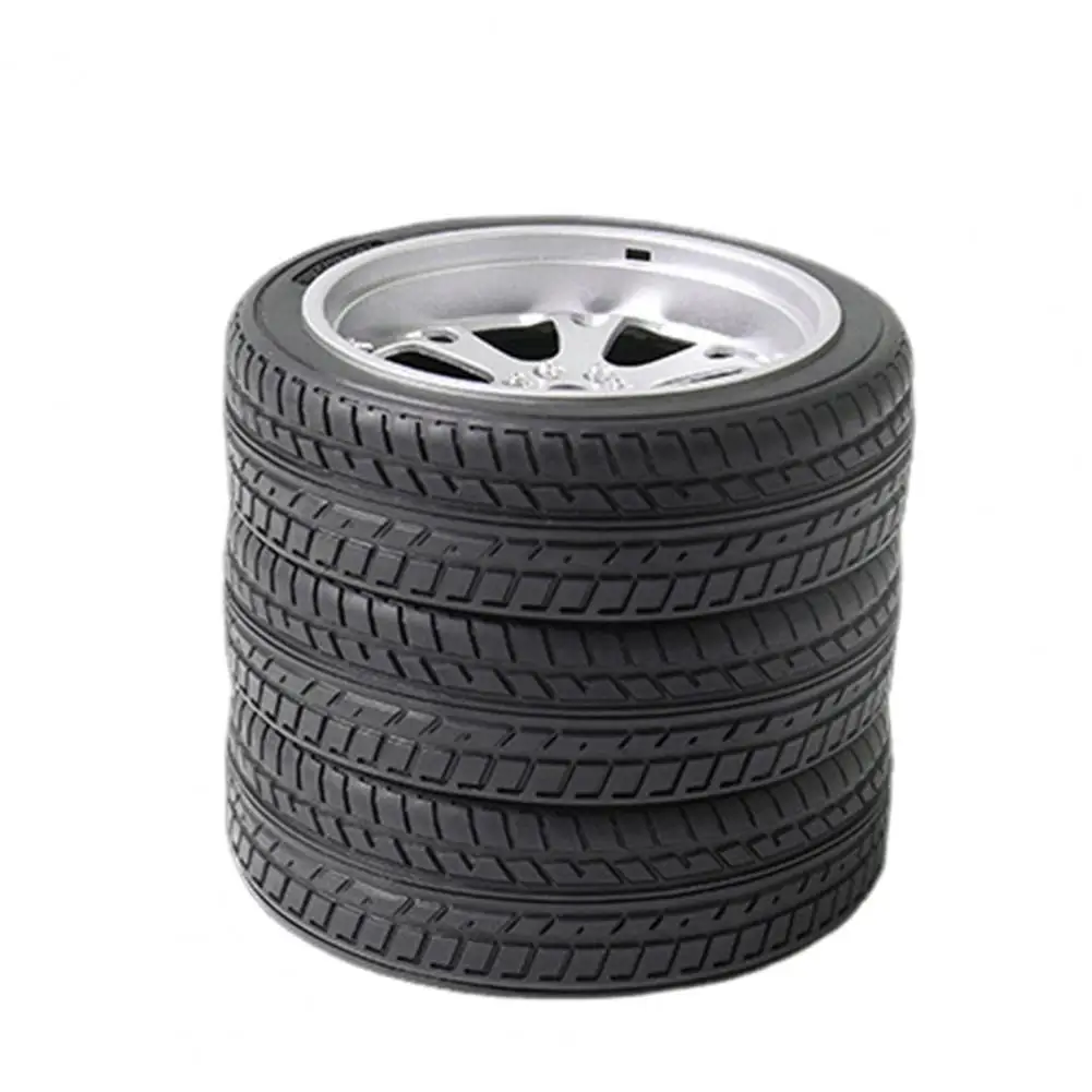 อุปกรณ์สํานักงานที่สมจริงยางรถผู้ถือปากกาเนื้อละเอียดสําหรับโต๊ะองค์กร Office Decor ทนทานเครื่องเขียนสําหรับเด็ก