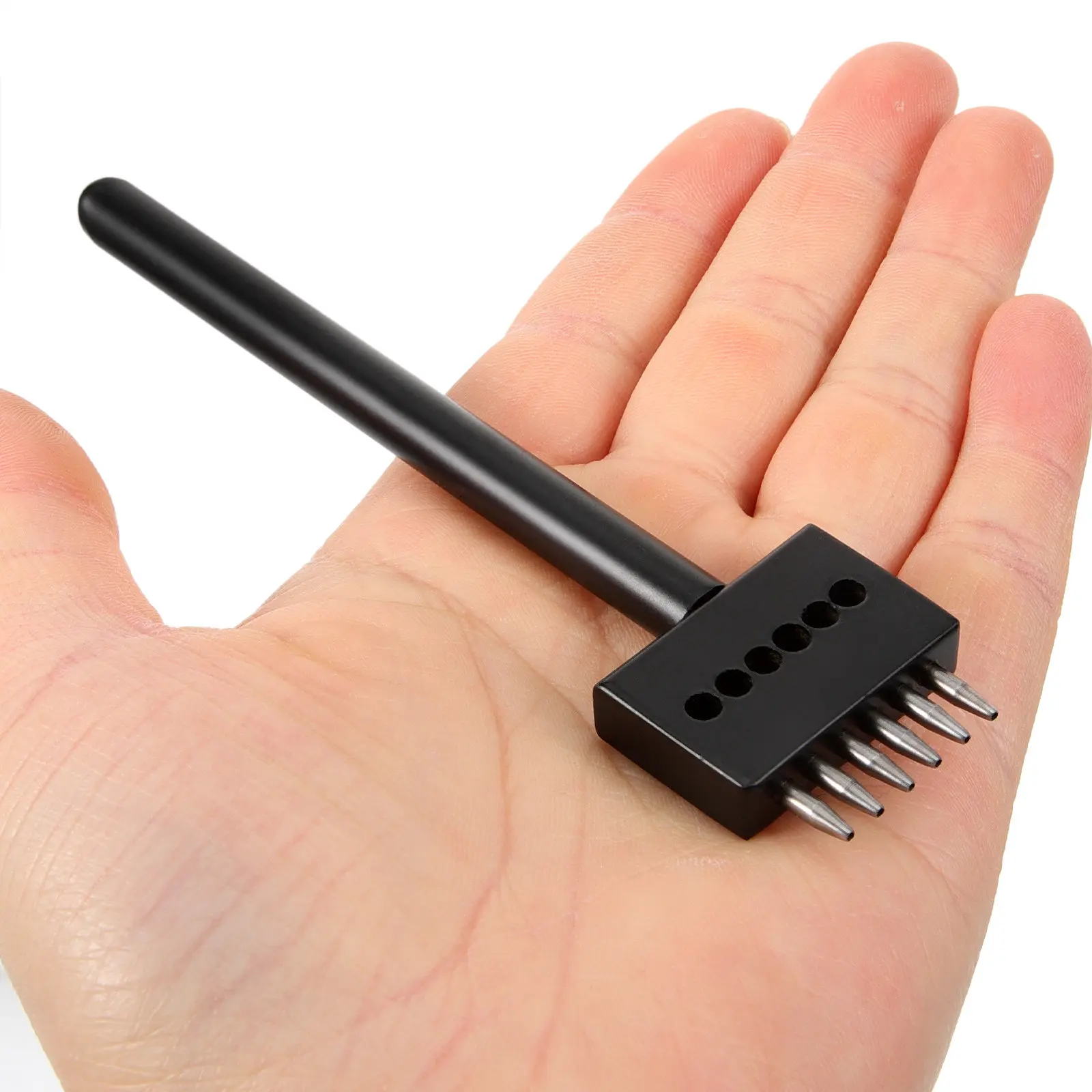 

3Pcs Industrial Grade Metal Punch Set Ergonomic Leatherworking Tool for DIY Punching Sewing Stamping Hole Punch