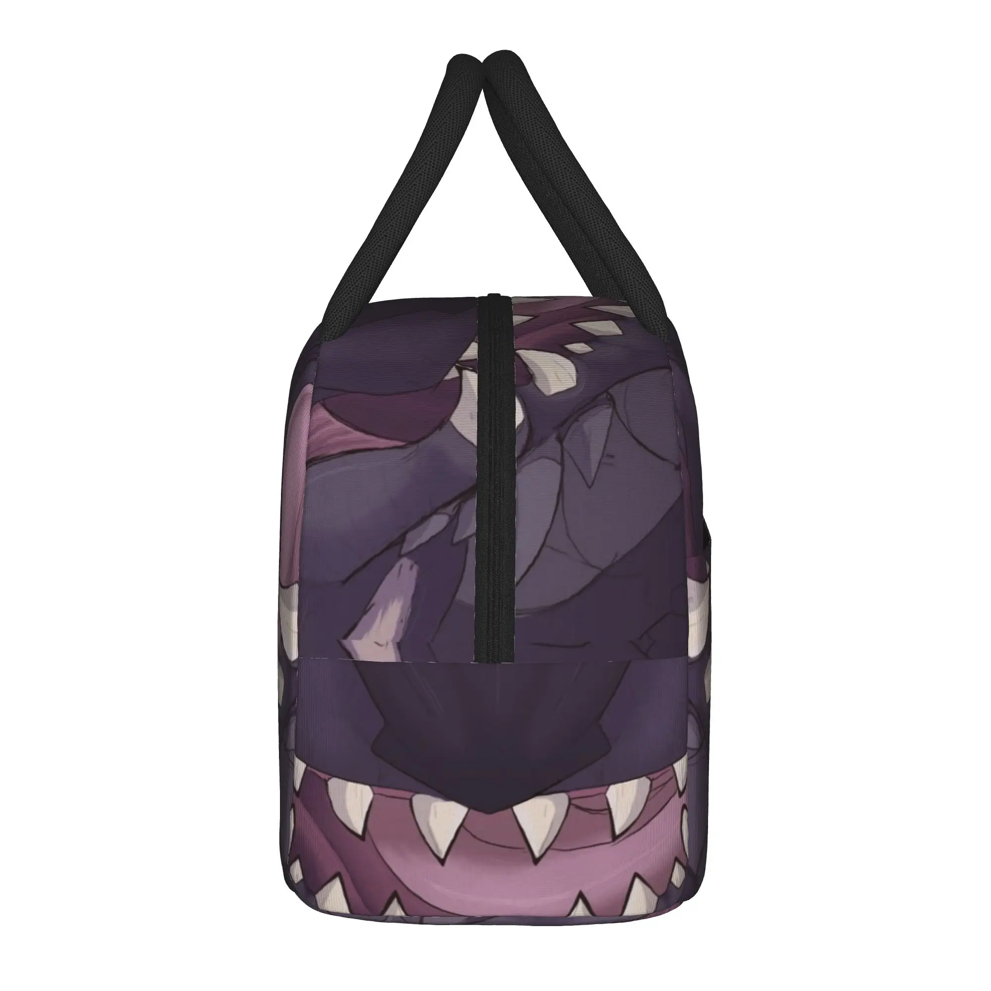 Fatalis Maw Insulated Lunch Bag Thermal Bag Lunch Container Monster Hunter World Game Wyvern Dragon MHW Tote Lunch Box Food Bag