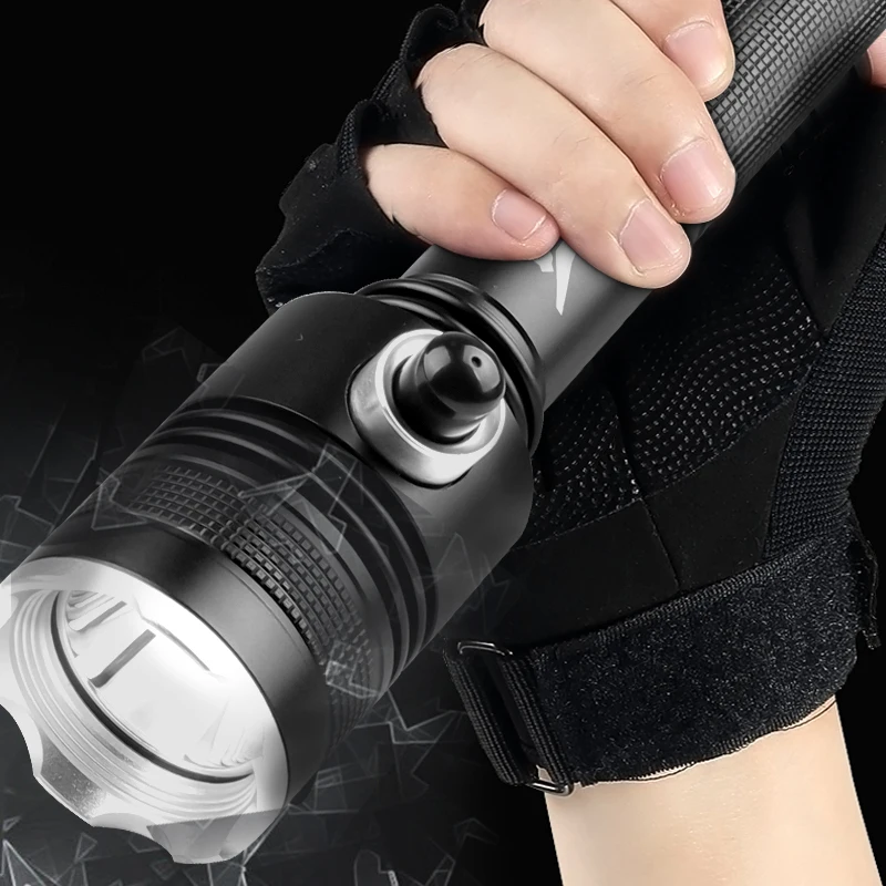 Ceholyd Led Diving Flashlight XHP70.2 Waterproof IPX8 Torch Underwater 80m Aluminum Alloy High Quality Light Power For 18650