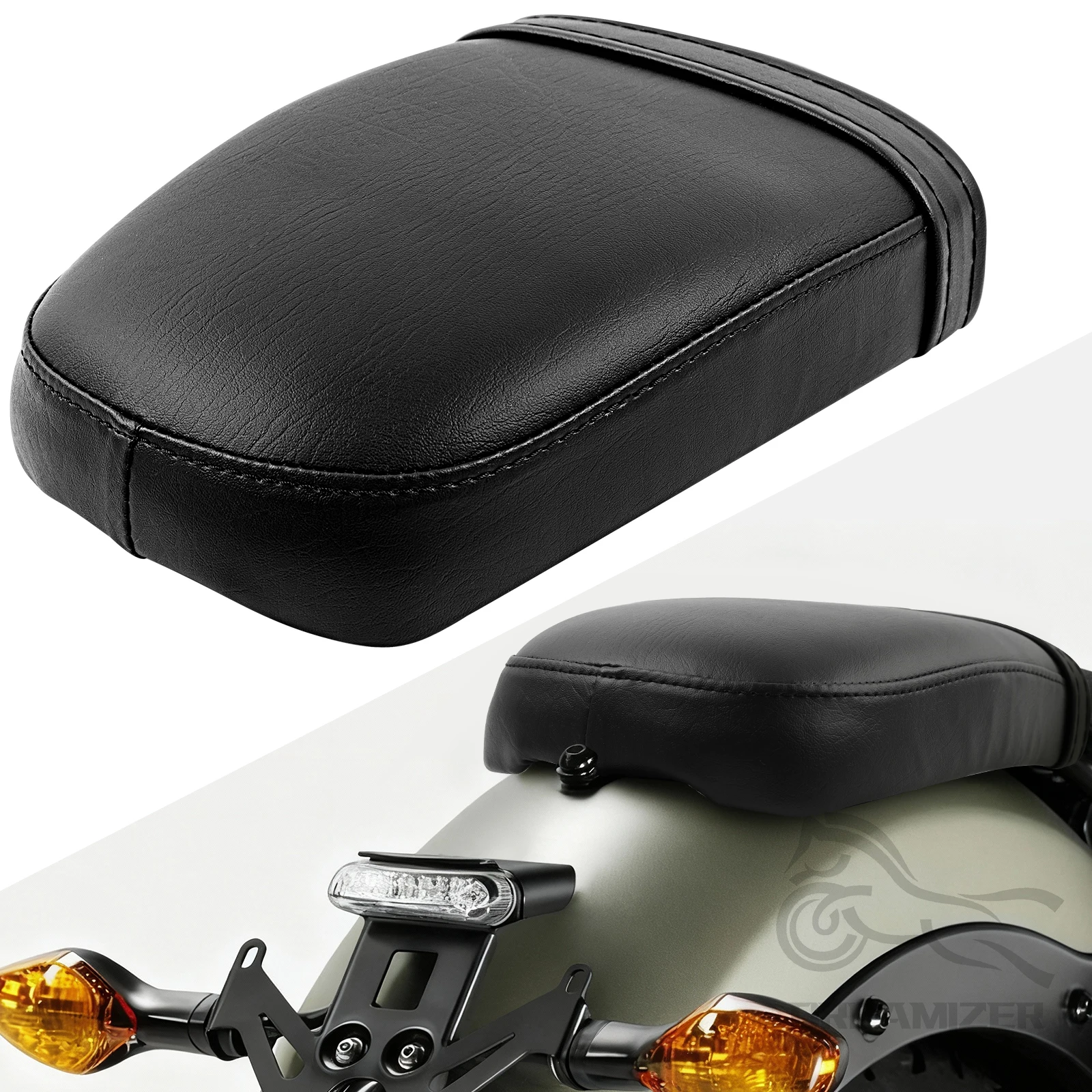 

Motorcycle Passenger Motorcycle Seat Shock Absorbing Gel Leather For Honda Rebel CMX 1100 2017-2025