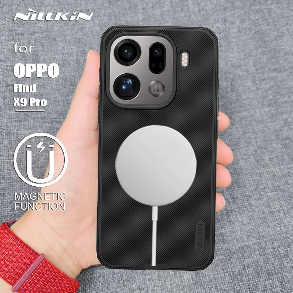 Etui Nillkin Magnetic Frosted Shield Pro 360 PC TPU Bumper Matte z pełną ochroną na tył telefonu OPPO Find X9 Pro 5G — zdjęcie produktu 2