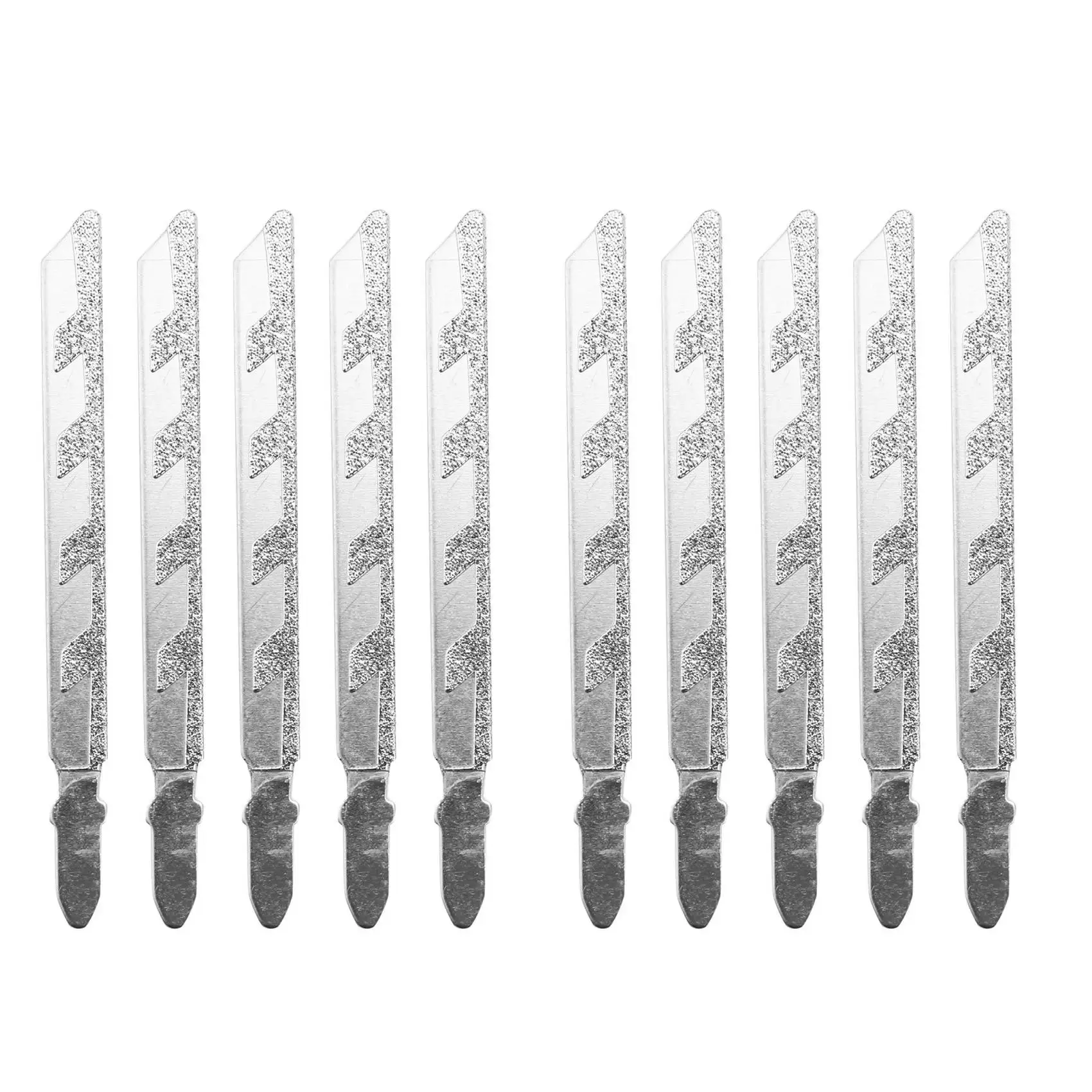 ABNG 10 Uds 101Mm 4 pulgadas vástago en T hojas de sierra de calar con revestimiento de diamante juego de hojas de sierra de calar mampostería granito herramientas eléctricas de corte de azulejos