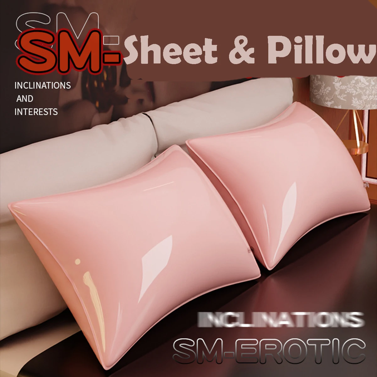 ورقة الجنس غطاء سرير مقاوم للماء زيوت التشحيم مقاومة الكبار BDSM تدليك النفط SM الرقيق الألعاب المثيرة نفخ الوسائد مجموعة 18 أدوات الجنس #5