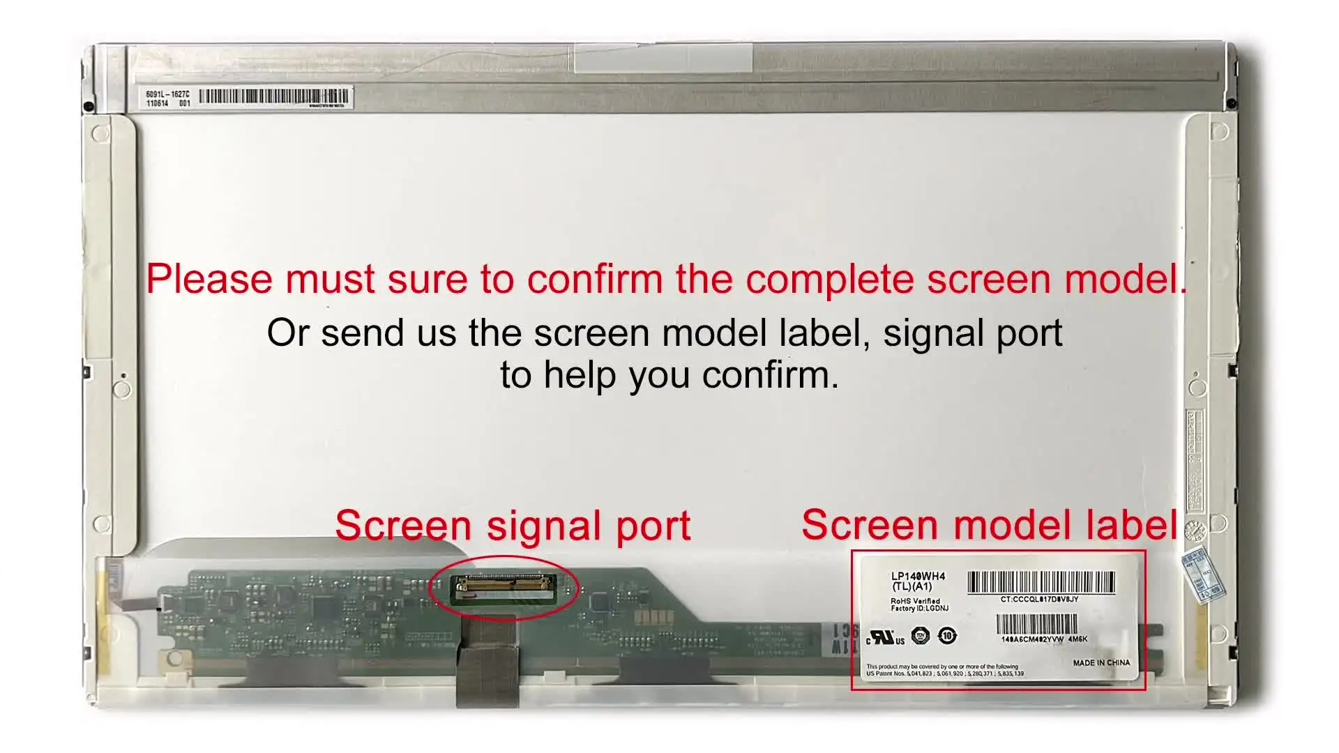 DIY Kit Screen 1366*768 Fit LTN156AT05-001/H01/H02/H07/S01/U09
