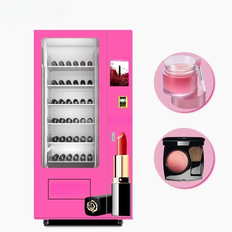 

Торговый автомат для макияжа, косметики для автоматического считывания розничных карт, индивидуальный интеллектуальный торговый автомат для торгового центра